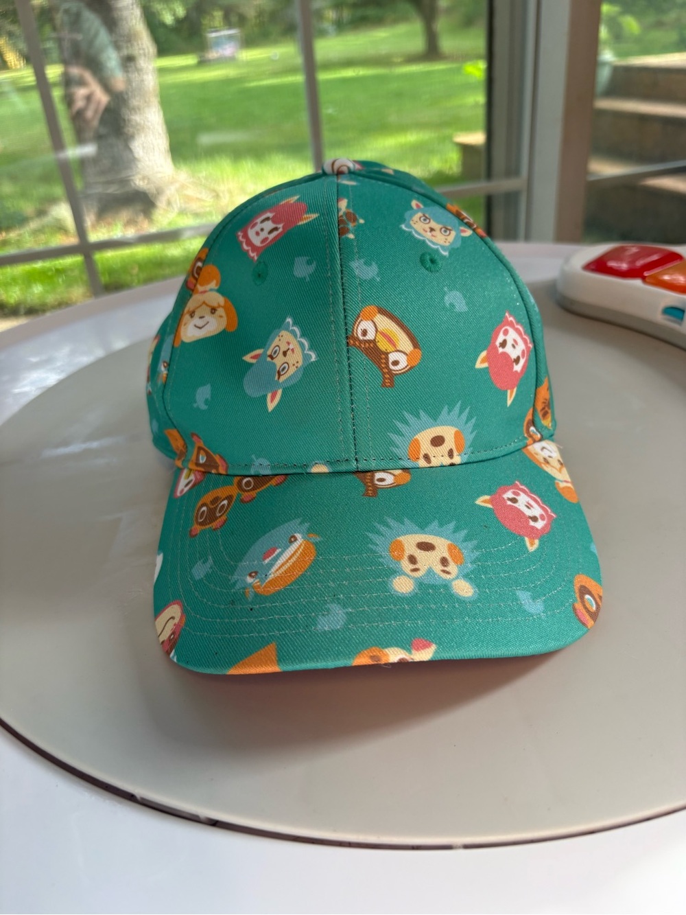 Kids Animal Print Baseball Cap - Teal